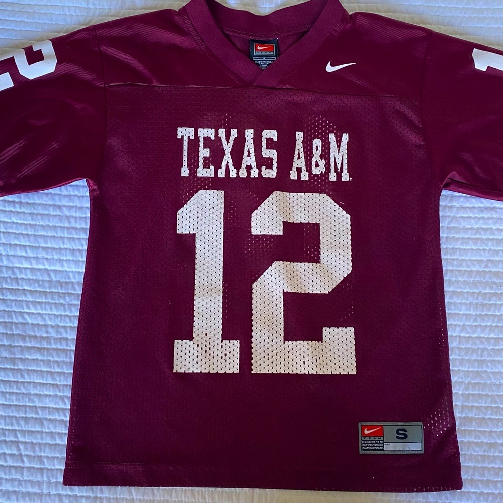 Texas A&M 12th Man Jersey GUC sz Youth Small